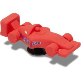 3D Kırmızı Yarış Arabası Jibbitz Süsleri