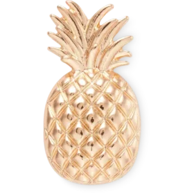 Altın Ananas Jibbitz Ayakkabı Süsü