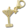 Altın Martini Jibbitz Süsü