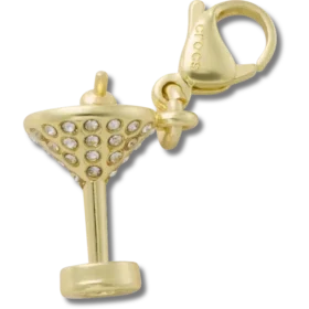Altın Martini Jibbitz Süsü