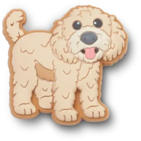 ‘B’golden Doodle Puppy Jibbitz Ayakkabı Süsü’