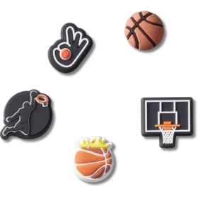 Basketbol Takımı 5’li Jibbitz Süsleri Seti