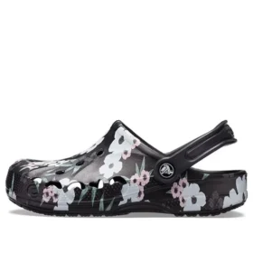 Baya Baskılı Sabolar “Tropical Floral Black”