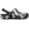 Baya Baskılı Sabolar “Tropical Floral Black”