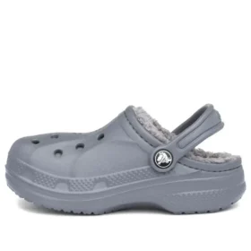 Baya Lined Clog “Kömür”