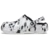 Baya Lined Clog Polar Astarlı Unisex Beyaz Gri Ev Terlikleri “Beyaz Gri”