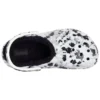 Baya Lined Clog Polar Astarlı Unisex Beyaz Gri Ev Terlikleri “Beyaz Gri”