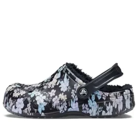 Baya Lined Clog “Siyah Beyaz”