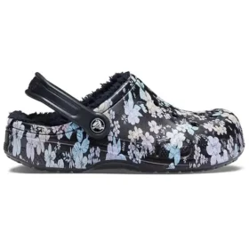 Baya Lined Clog “Siyah Beyaz”