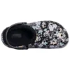 Baya Lined Clog “Siyah Beyaz”