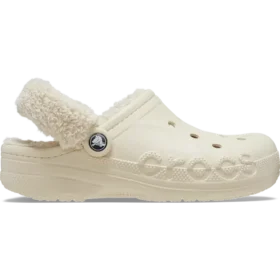 Baya Lined Fuzz-Strap Clog