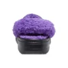 Baya Lined Fuzz Strap Sabolar “Siyah Mor”