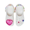 Baya Midsummer Platform Clog “Beyaz Pembe”