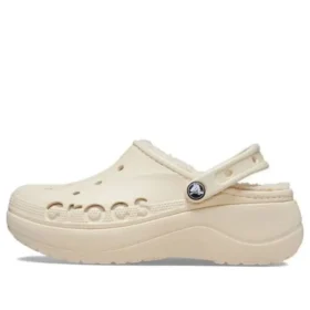 Baya Platform Lined Clog “Bej”