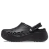 Baya Platform Lined Clog Sandaletler “Siyah”