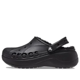 Baya Platform Lined Clog Sandaletler “Siyah”