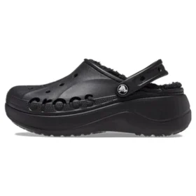 Baya Platform Lined Clog Sandaletler “Siyah”