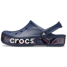 Bayaband Baskılı Sandaletler Unisex Mavi