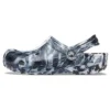 Beach Marbled Unisex Siyah Beyaz Sandaletler “Black White”