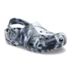 Beach Marbled Unisex Siyah Beyaz Sandaletler “Black White”