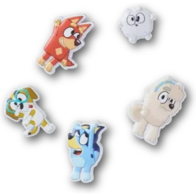 Bluey 5’li Jibbitz Ayakkabı Süsleri Seti