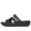 Boca Strappy Wedge Sandaletler “Black”