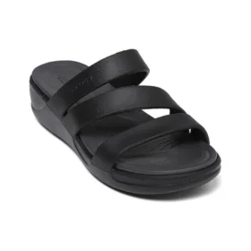 Boca Strappy Wedge Sandaletler “Black”