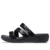 Boca Strappy Wedge Sandaletler “Siyah”