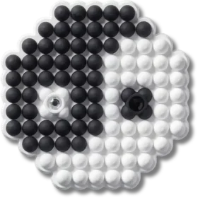 Boncuklu Ying ve Yang Jibbitz Süsleri
