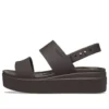 Brooklyn Croco Low Espresso Sandalet “Kahverengi”