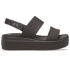 Brooklyn Croco Low Espresso Sandalet “Kahverengi”