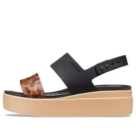 Brooklyn Low Wedge “Siyah Kahverengi”