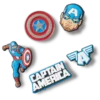 Captain America 5’li Paket Jibbitz Süsleri