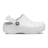 Classic Baya Lined Clog “Beyaz Gri”