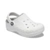 Classic Baya Lined Clog “Beyaz Gri”