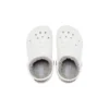 Classic Baya Lined Clog “Beyaz Gri”