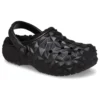Classic Clog Astarlı Geometrik “Siyah”