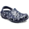 Classic Clog Baskılı Sandaletler Koyu Mavi
