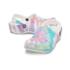 Classic Clog Desenli Crocs Düz Topuklu Spor Renkli Mavi Sandaletler