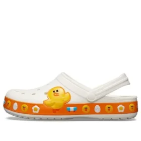 Classic Clog Line Friends Beach “Beyaz Sarı”