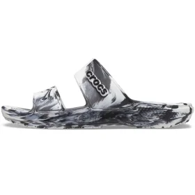 Classic Clog Marble Beach Sports “Beyaz Siyah”