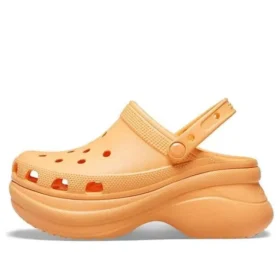 Classic Clog Retro Crocs Kalın Tabanlı Turuncu Küçük Balina Sandaletleri