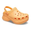 Classic Clog Retro Crocs Kalın Tabanlı Turuncu Küçük Balina Sandaletleri