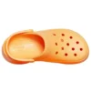 Classic Clog Retro Crocs Kalın Tabanlı Turuncu Küçük Balina Sandaletleri