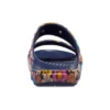 Classic Crocs Retro Çiçek Desenli Sandaletler “Blue Multi”