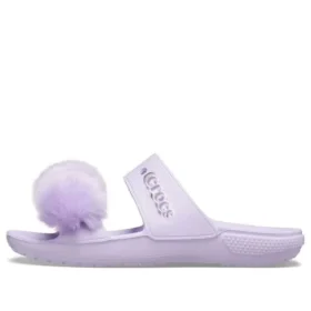 Classic Fur Sure Slip-On Sandaletler “Lilac”