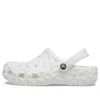 Classic Geometric Clog “Beyaz”