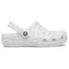 Classic Geometric Clog “Beyaz”