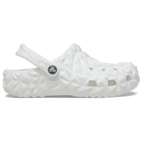 Classic Geometric Clog “Beyaz”