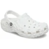 Classic Geometric Clog “Beyaz”
